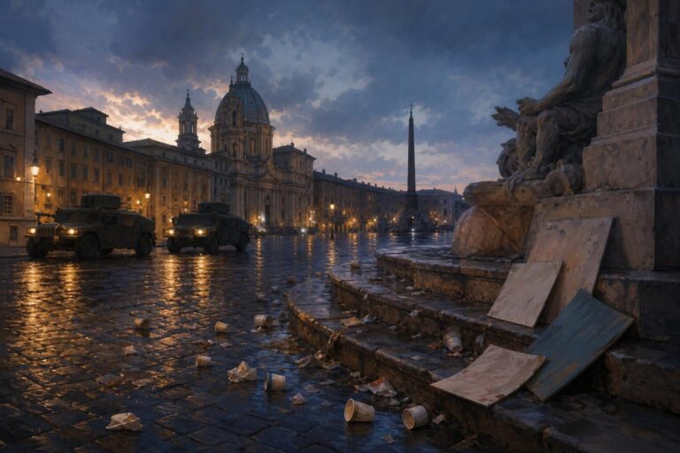 Italy Deploys Soldiers as Protests Turn Violent in Cities