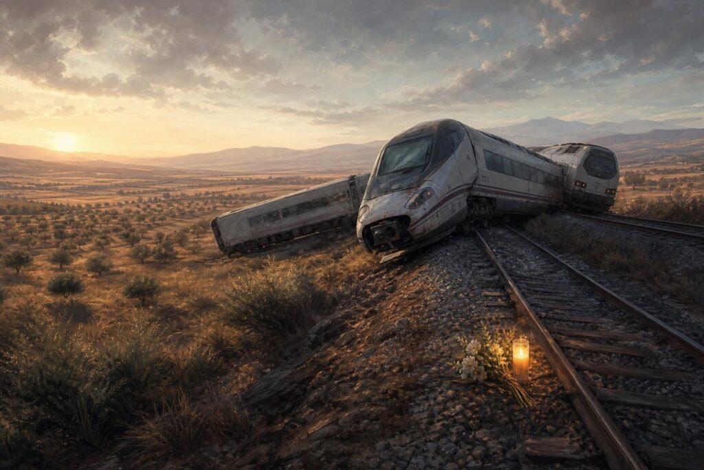 Two High-Speed Trains Collide in Spain, Killing at Least 10