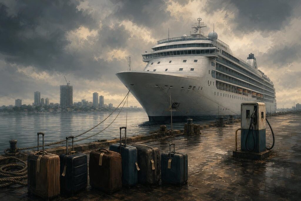 Villa Vie Odyssey Halts Voyage Over Fuel Costs, Stranding Passengers